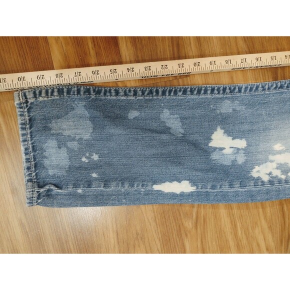 True Religion Jeans Bleach Acid Wash Skinny USA Mens 33 - Picture 14 of 16